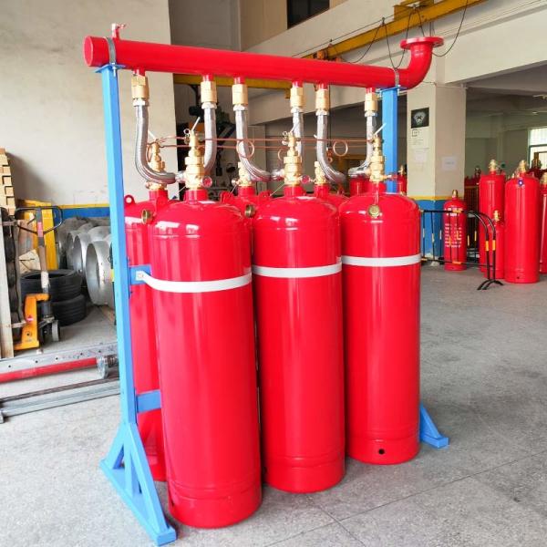 Quality Fm200 Gas Fire Suppression System Flooding Nitrogen Fire Extinguisher Machine  For Library for sale