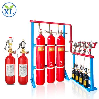 China Pipe Line Fire Extinguishing System Safety With Ig541 Clean Gas Fire Extinguisher Device for sale