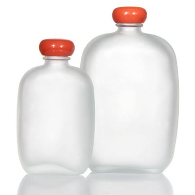 China OEM Reusable Glass Juice Bottles Jars 250ml 350ml for sale