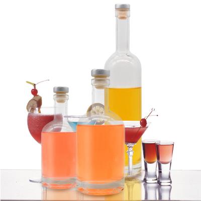 Chine Tequila Super Flint Spirits Bouteilles en verre alcoolisé Bartop Cork 200 ml à vendre
