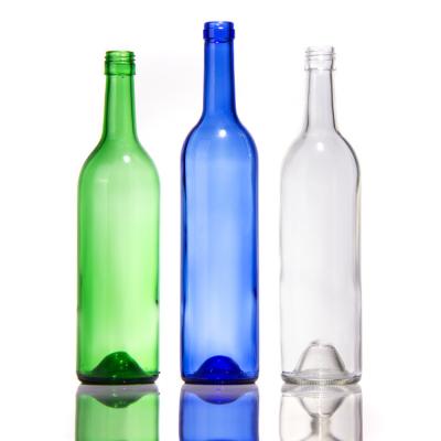 Китай OEM Стеклянная бутылка для вина Чистый янтарь 150 мл 75cl для алкоголя продается