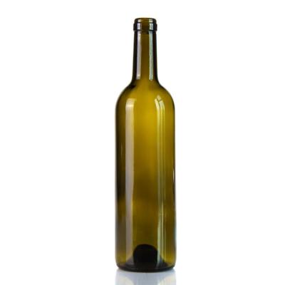 China Botella personalizada de vino de Bordeaux de vidrio 187ml 375ml 750ml en venta