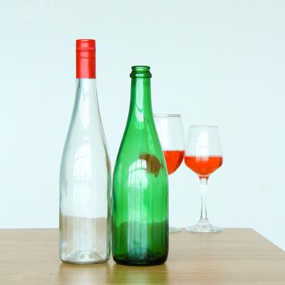 China OEM Borosilicato congelado de vidro garrafa de vinho 75cl a granel à venda