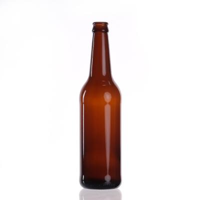 Chine Bouteilles de bière en verre transparent et réutilisable 200 ml 500 ml pour boissons gazeuses à vendre
