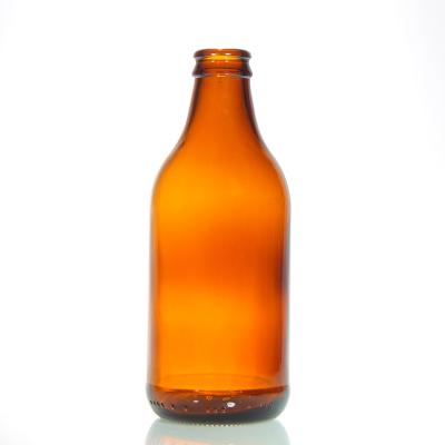 China Customized Glass Brewing Bottles 650ml 1000ml 12 Oz Amber Beer Bottles for sale