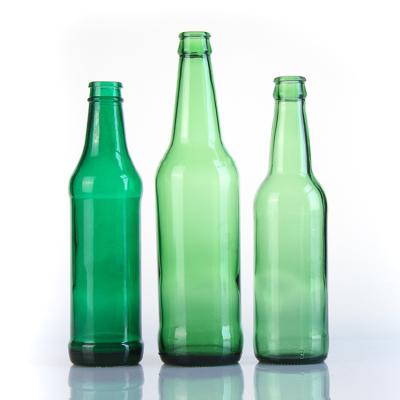 Cina Bottiglie di vetro a pinta di colore marrone quadrato congelato da 12 once 330 ml in vendita
