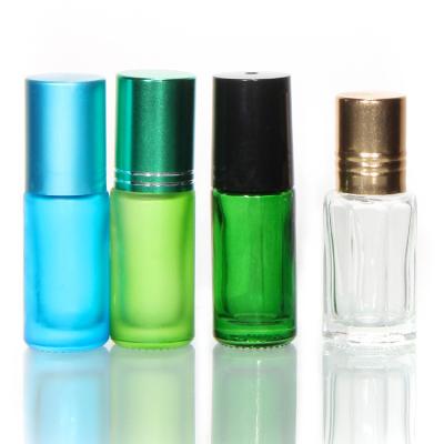 China Sero de perfume 30 ml Botellas de vidrio en rodillo en granel Impresión de pantalla de seda en venta