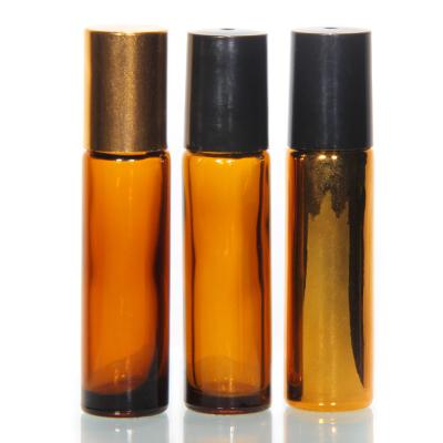 China Garrafas de rolos de âmbar vazios de 10 ml personalizadas para perfume à venda