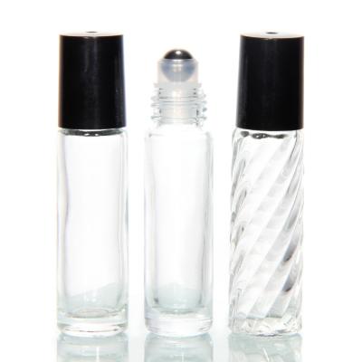 China Clear Mini Rollerball Bottles Refillable Roll On Bottle 10Ml for sale