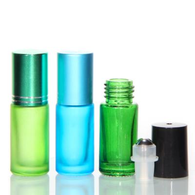 China Deodorant Roll On 10ml Roller Bottles glass With Screw Lids for sale