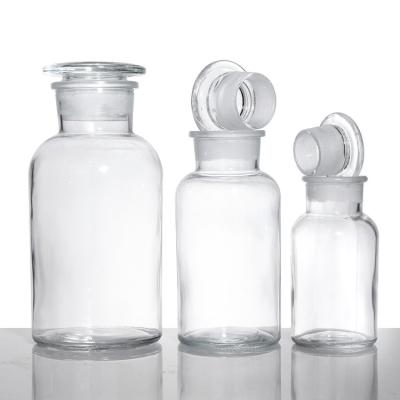 China 100ml Square Clear Medicine Bottles High Borosilicate Glass for sale
