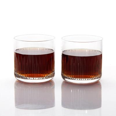 China 230ml 270ml Crystal Whiskey Drinking Glasses Engraved OEM for sale
