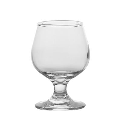 China 12 oz Clear Cognac Brandy Glass Goblet Glassware For Red Wine Drinking for sale