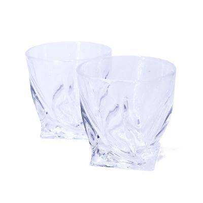 China Copo de vidro de cristal de cigarro personalizado de 300 ml para degustação de uísque à venda