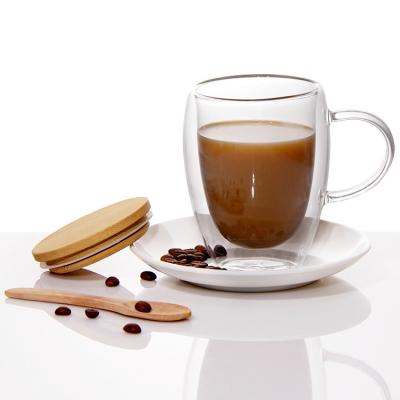 China Vidrio de alto borosilicato Tazas de té y café Tazas de bebida 80 ml 150 ml Personalizado en venta