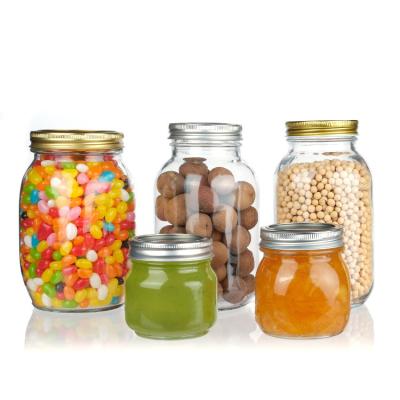 China 750ml Mason Glass Canning Jars Food Storage Personalised for sale