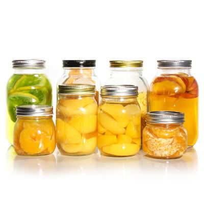 China Large Spices 12oz Mason Jars Canning Jelly Jars 500ml 1000ml for sale
