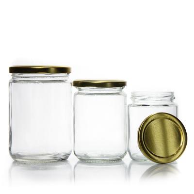 Chine Des mini-boîtes en verre 30 ml 2 oz 1 oz pour le miel à la confiture de pâtes à vendre