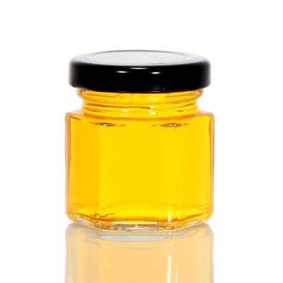 China Reciclado 4 Oz frascos de mel alimentos a granel vidro recipientes de mel à venda