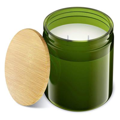 China Cylinder Straight Sided Tumbler Jar 9cl Candle Glass Custom for sale