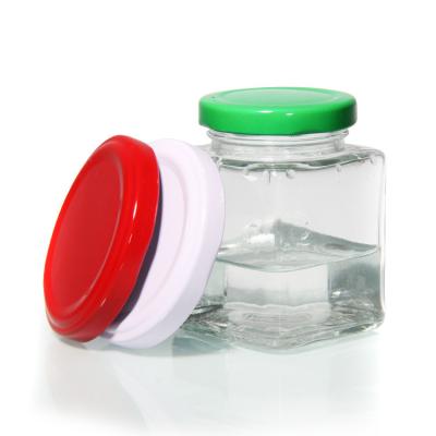 China Por mayor 63 mm 72 mm 82 mm Buen frasco hermético de lata para almacenamiento de alimentos tapas de hierro para frasco de almacenamiento de vidrio en venta