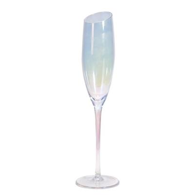 China Cálice de casamento de vidro de champanhe de 45 cm com flauta à venda