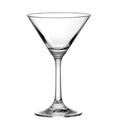 China Handgeblazen helder cocktailglas kristal 10 oz voor martini drinken Te koop