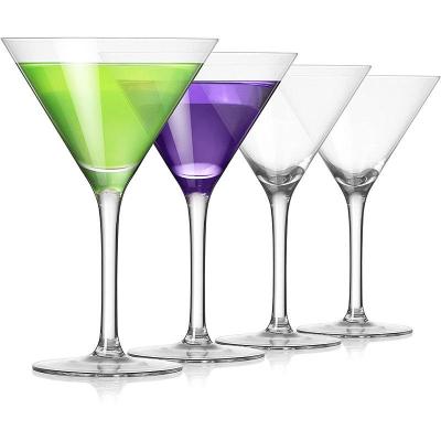 China Gepersonaliseerd Crystal Martini Cocktail Glas voor Kerstmis 9oz Te koop