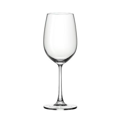 China Vidrio de vino blanco ligero con superficie lisa de diseño medio en venta