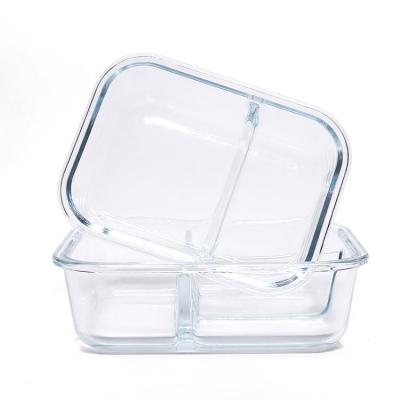 China Glass Fruit Bowl Lunch Box Fruit Salad Food Storage Bowl Microwave Oven Safe for sale