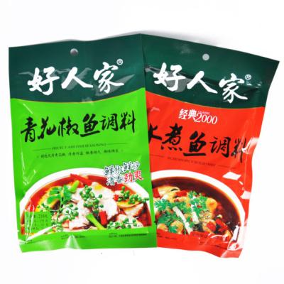 China Stand up spice seasoning sauce plastic packaging aluminum foil laminated bags for sale