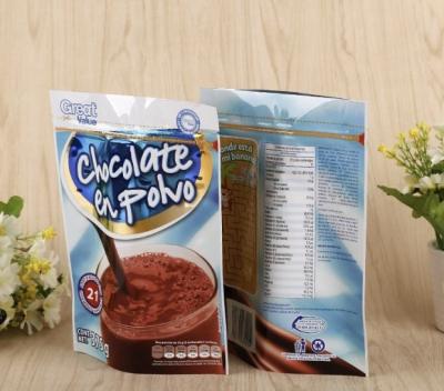China Laminated Food Package Zipper Lock Pounch Chocolate Bag / food packaging design for sale