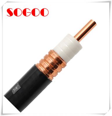 China 50 Ohm Telecom Insulation RF Feeder Cable 7/8 Coaxial Communication Cable for sale