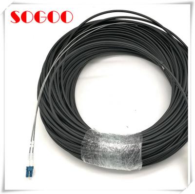 China Armored Outdoor Duplex Patch Cord OM3 OM4 LC / UPC Outdoor Fiber Patch Cord for sale