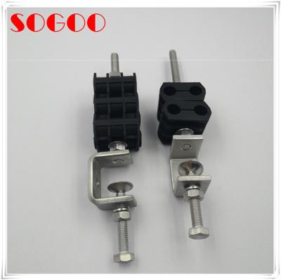 China Base Station GSM Rf Cable Clamps Anti Rust 304 Stainless Steel Material for sale