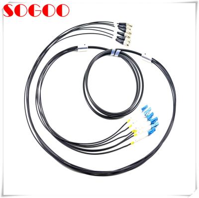 China G657A1 Multimode Armored Outdoor Fiber Patch Cable 4 6 8 12 Core High Tensile for sale
