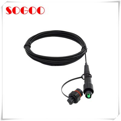 China Mini sc Waterproof Diameter 5.0mm Outdoor Fiber Patch Cable for sale