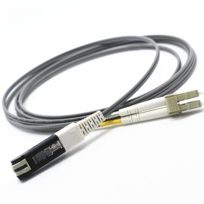 China GGP high-strength coated VF45 to LC Fiber Optic patch cord with VF45 connector for sale