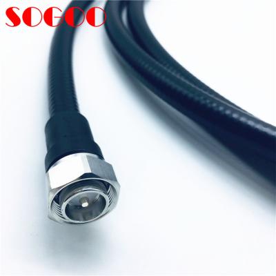 China LOW PIM 3 Meters 1/2 inch Superflex Jumper cable MINI DIN Male To 7/16 DIN Male for sale