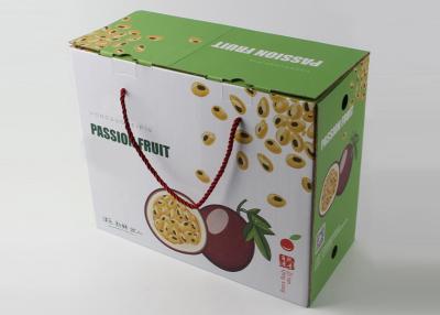 China PP Handle Small Product Boxes , Custom Printed Retail Boxes For Fruit Packaging for sale