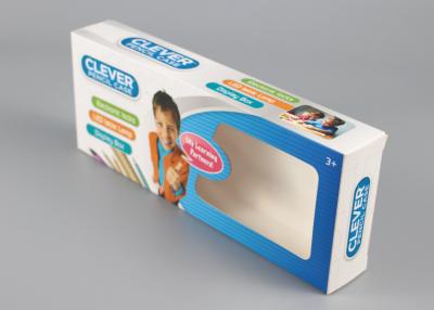 Chine L'emballage mat de produit de place de conseil en ivoire enferme dans une boîte l'impression de fléchisseur avec la fenêtre en plastique à vendre