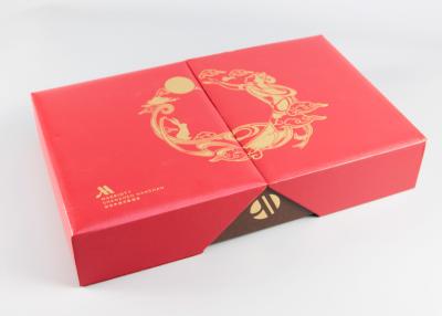 China Fancy Paper Paper Packaging Boxes With Gold Foil Hot Stamping For Food Packaging for sale
