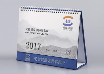 中国 新年のギフトのための卓上カレンダーのアイボリー紙材料を見るビジネス密集した月 販売のため
