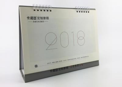 China Art Paper Pretty Desk Calendar , Small Business Standing Desk Calendars For Ads for sale