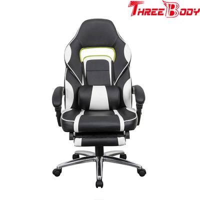China Mobile Comfy Seat Gaming Chair Breathable High Straight Back With Lumbar Support for sale