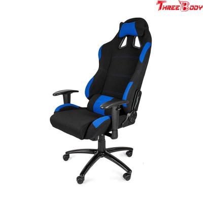 China Light Weight  Leather Gaming Chair 180 Degrees Adjustable Seat Sturdy Metal Frame for sale