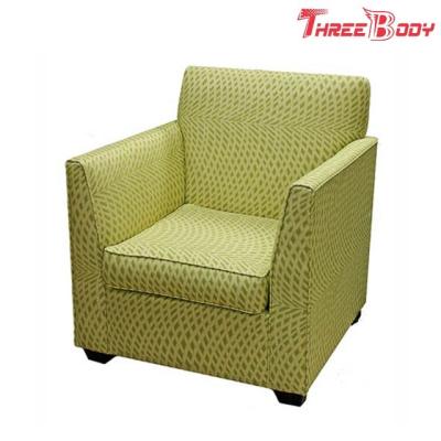 China Single Fabric Modern Lobby Chairs , Comfortable Hotel Balcony Accent Arm Chair for sale