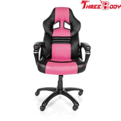 China Commercial Racing Style Gaming Chair , Executive Swivel Pink Gaming Chair for sale