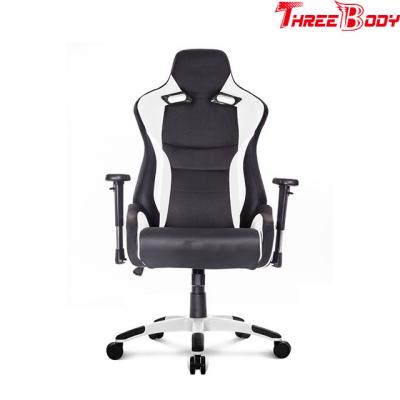 China Comfortable High Back Office Chair , Black Pu Leather Race Car Style Office Chair for sale