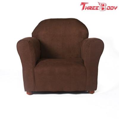 China Brown Modern Toddler Sofa Chair , Boys Bedroom Chair Contemporary Kids Furniture for sale